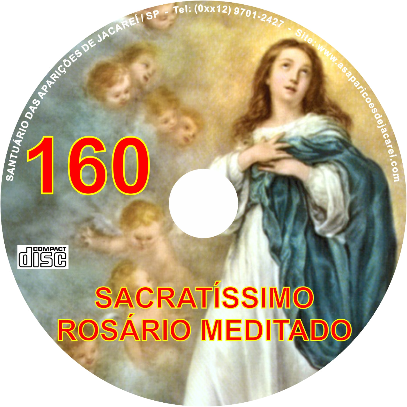 CD Rosário Meditado 160 CD Rosário Meditado 160
